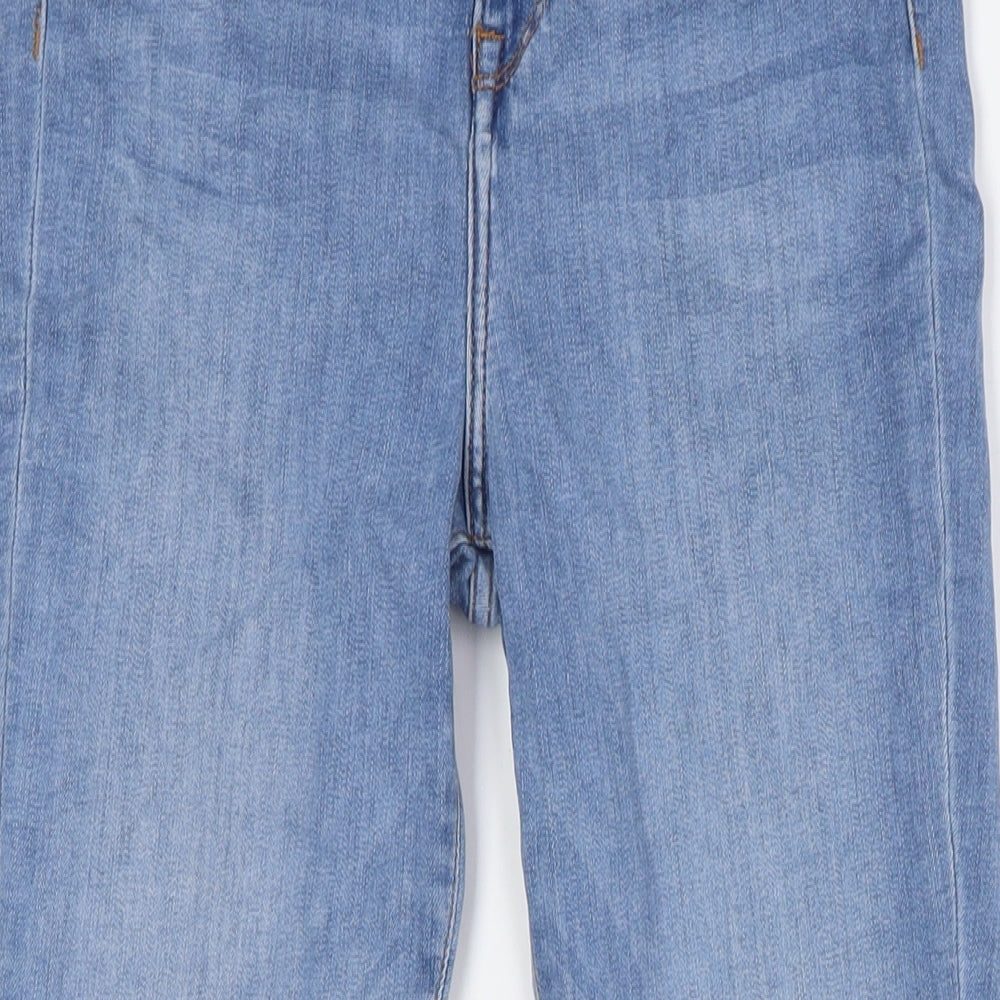 FOREVER 21 Womens Blue Cotton Skinny Jeans Size 28 in L29 in Regular Button
