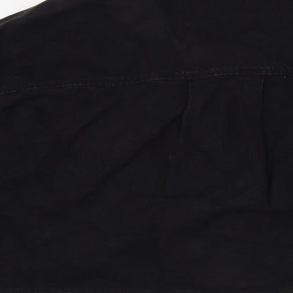 Bershka Womens Black Jacket Size L Button