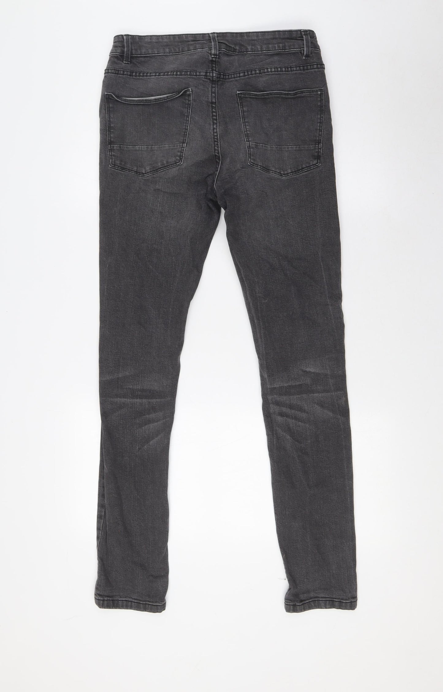 Mens UK Size 30 in Peacocks Slim Fit Skinny Grey Jeans
