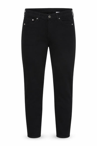 Womens UK Size 27 in Super Skinny Regular Fit Tapered Black Jeans