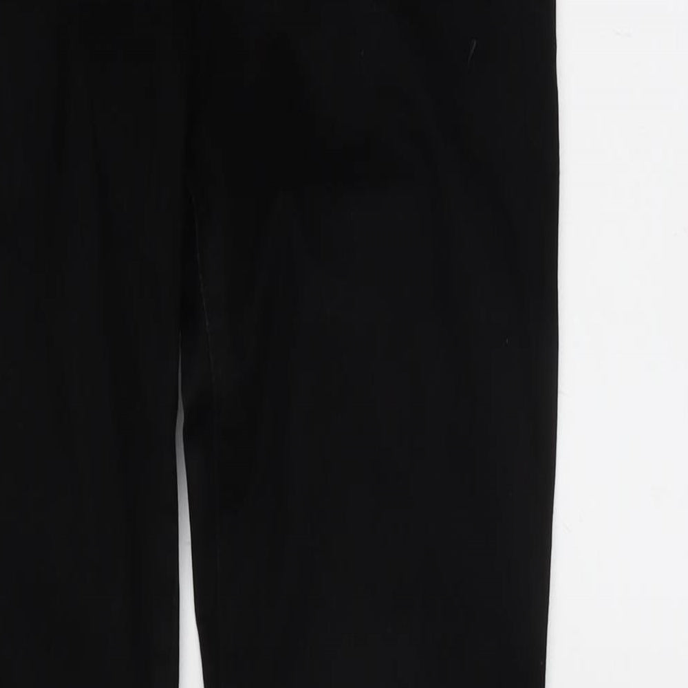 Womens UK Size 27 in Super Skinny Regular Fit Tapered Black Jeans