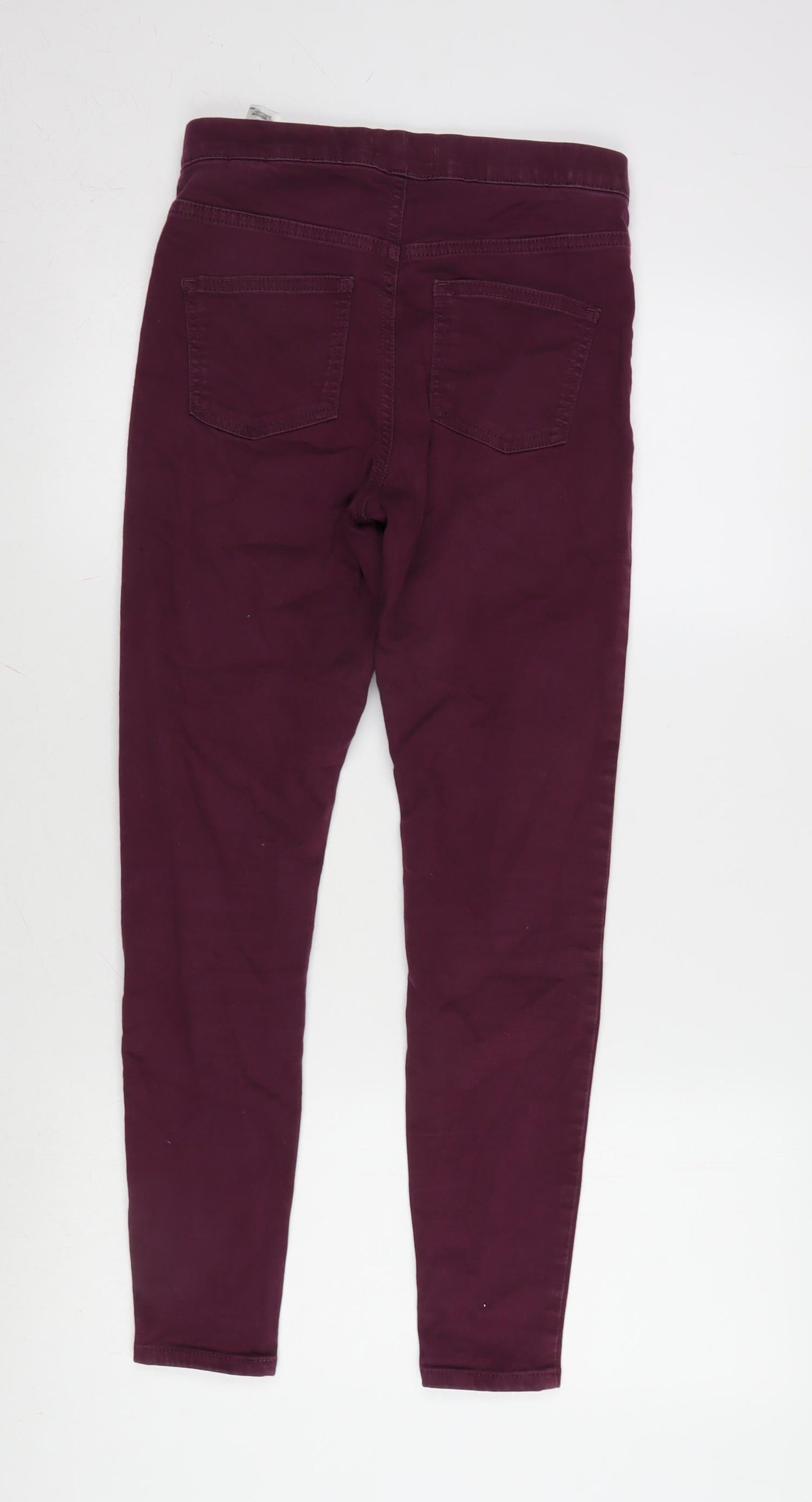 Womens UK Size 8 Marks and Spencer Regular Fit Jegging Purple Jeans