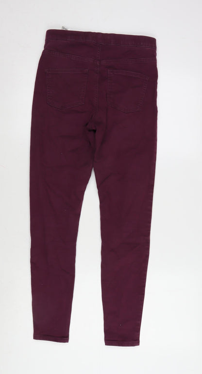 Womens UK Size 8 Marks and Spencer Regular Fit Jegging Purple Jeans