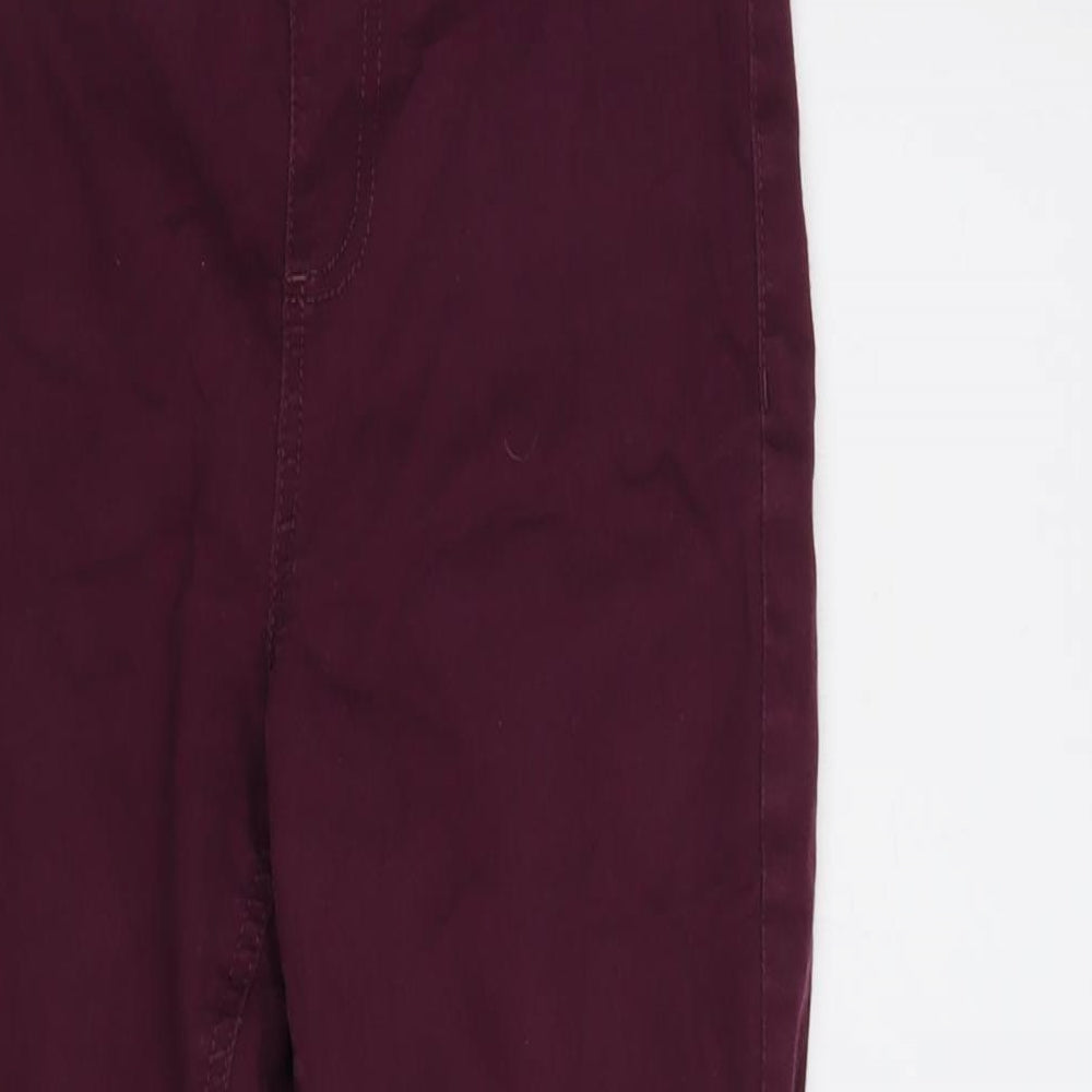 Womens UK Size 8 Marks and Spencer Regular Fit Jegging Purple Jeans