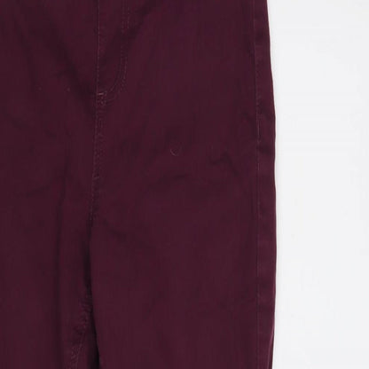 Womens UK Size 8 Marks and Spencer Regular Fit Jegging Purple Jeans