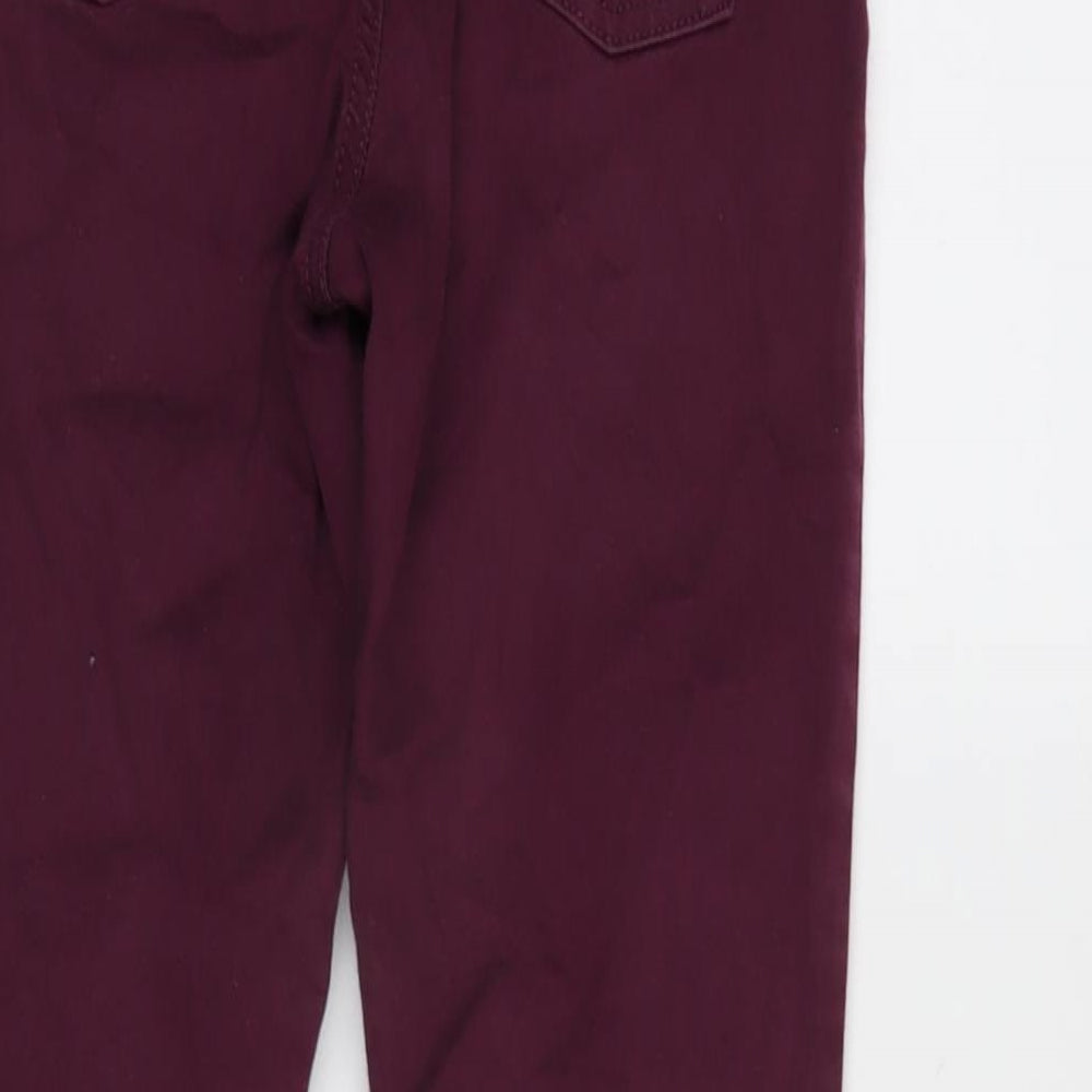 Womens UK Size 8 Marks and Spencer Regular Fit Jegging Purple Jeans