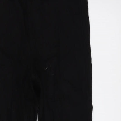 Denim & Co. Womens Black Cotton Blend Jegging Jeans Size 8 L27 in Regular