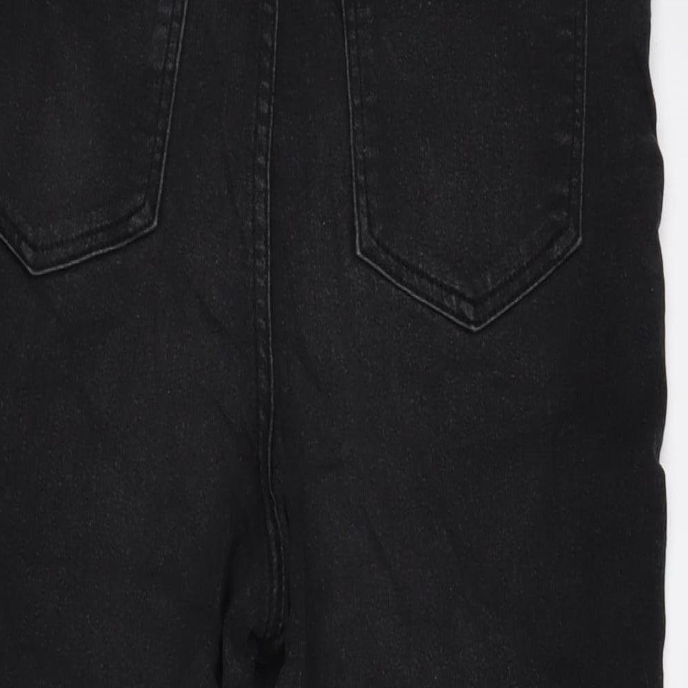 Intuition Womens Grey Cotton Blend Tapered Jeans Size 16 L27 in Regular Zip