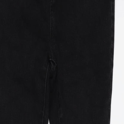 George Womens Grey Cotton Blend Skinny Jeans Size 8 L30 in Regular Zip