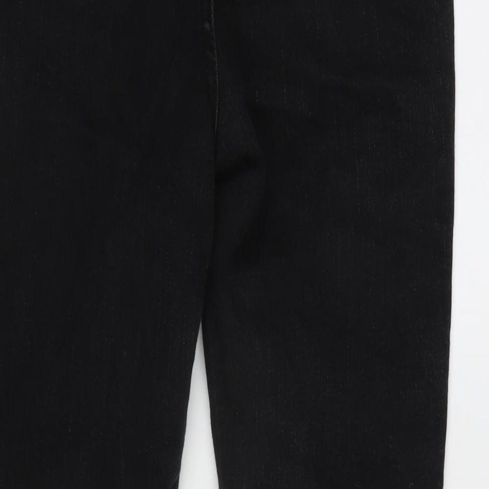 George Womens Grey Cotton Blend Skinny Jeans Size 8 L30 in Regular Zip