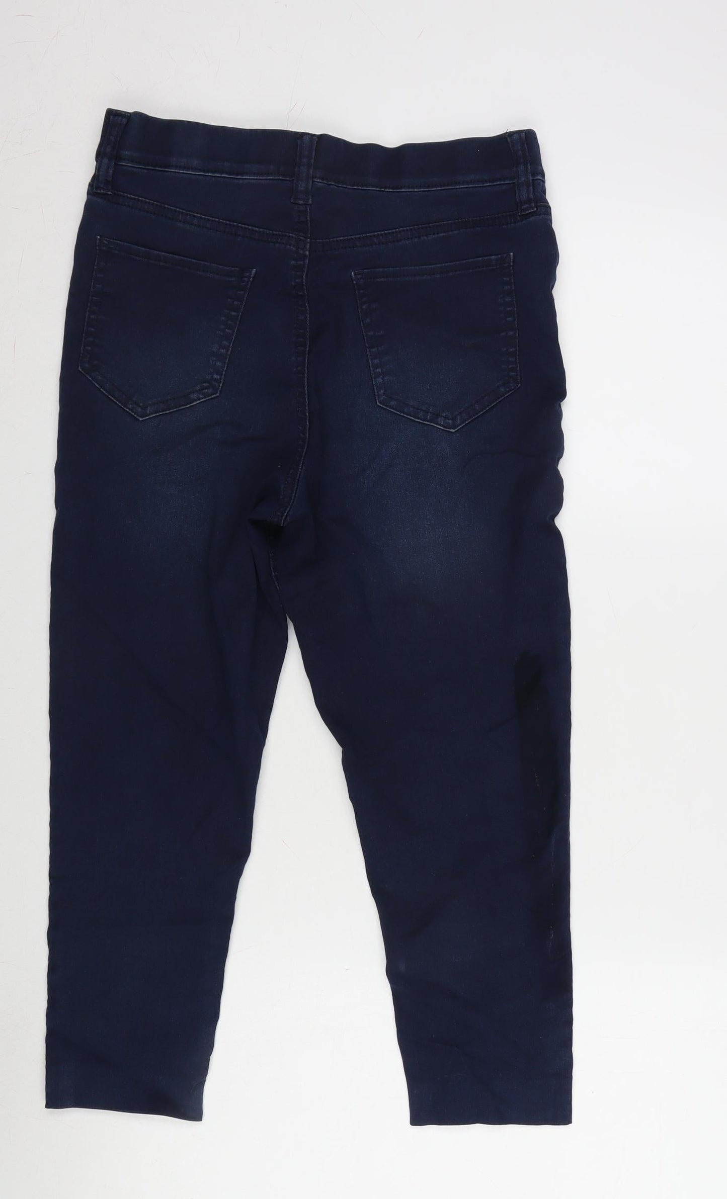 F&F Womens Blue Cotton Blend Jegging Jeans Size 12 L21 in Regular