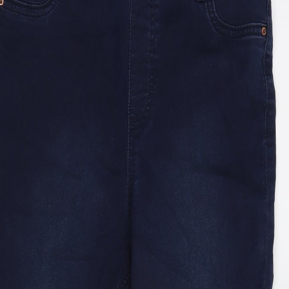 F&F Womens Blue Cotton Blend Jegging Jeans Size 12 L21 in Regular