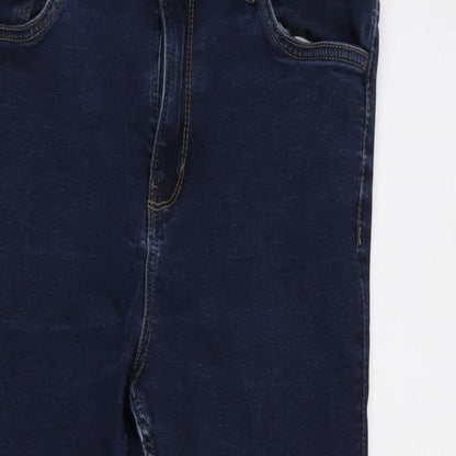 Denim Department Girls Blue Cotton Straight Jeans Size 14 Years L26 in Regular Zip