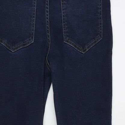 Denim Department Girls Blue Cotton Straight Jeans Size 14 Years L26 in Regular Zip