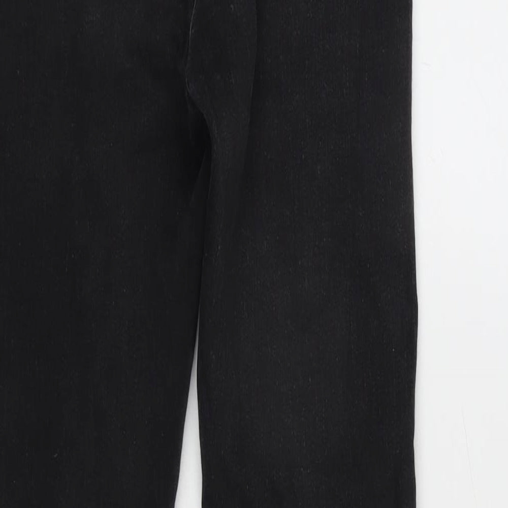 Missguided Womens Grey Cotton Blend Tapered Jeans Size 6 L28 in Regular Zip