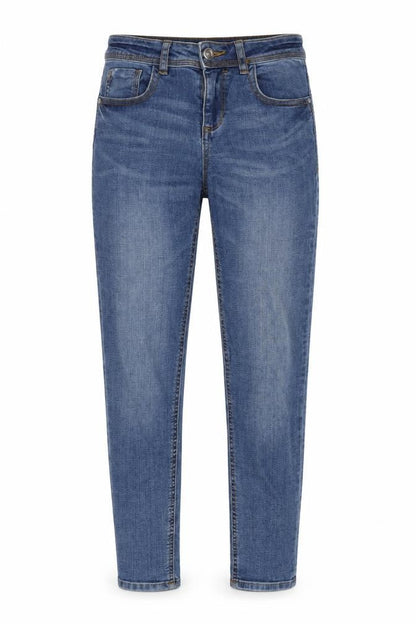 Womens UK Size 6 Zara Regular Fit Tapered Blue Jeans