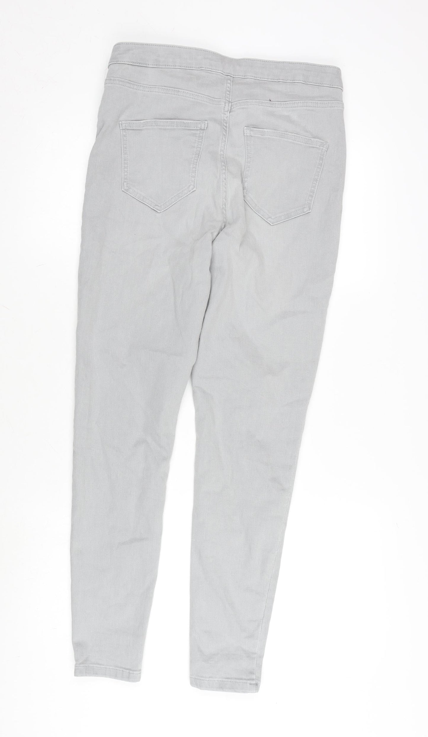 Womens UK Size 12 Marks and Spencer Regular Fit Tapered Grey Jeans