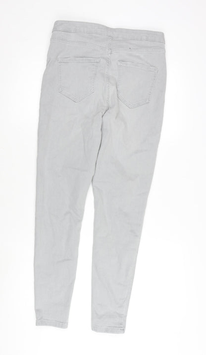 Womens UK Size 12 Marks and Spencer Regular Fit Tapered Grey Jeans