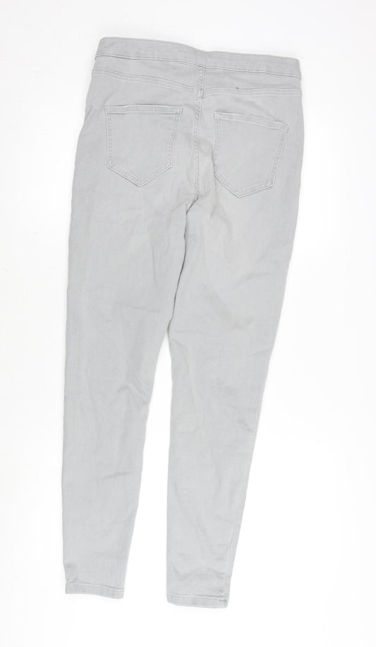 Womens UK Size 12 Marks and Spencer Regular Fit Tapered Grey Jeans