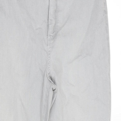 Womens UK Size 12 Marks and Spencer Regular Fit Tapered Grey Jeans