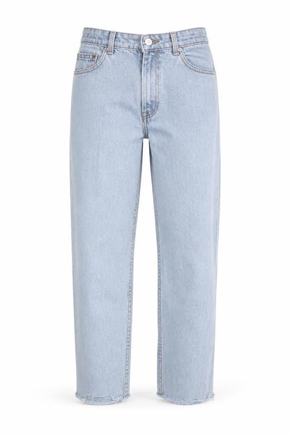 Womens UK Size 10 Denim & Co. Regular Fit Straight Blue Jeans