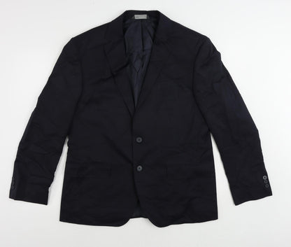 Mens UK Size 42 Marks and Spencer Regular Blue Suit Jacket