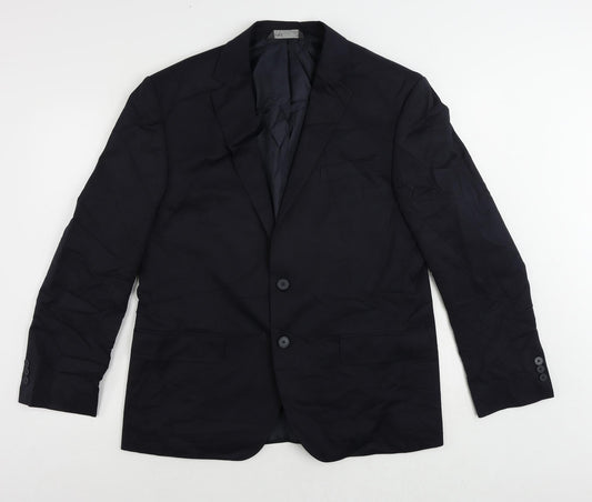 Mens UK Size 42 Marks and Spencer Regular Blue Suit Jacket