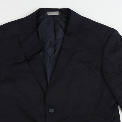 Mens UK Size 42 Marks and Spencer Regular Blue Suit Jacket