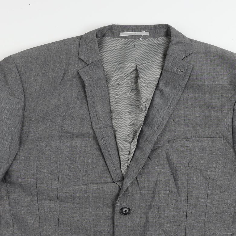 Mens UK Size 42 NEXT Regular Grey Suit Jacket