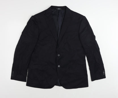 Mens UK Size 42 Marks and Spencer Regular Blue Suit Jacket
