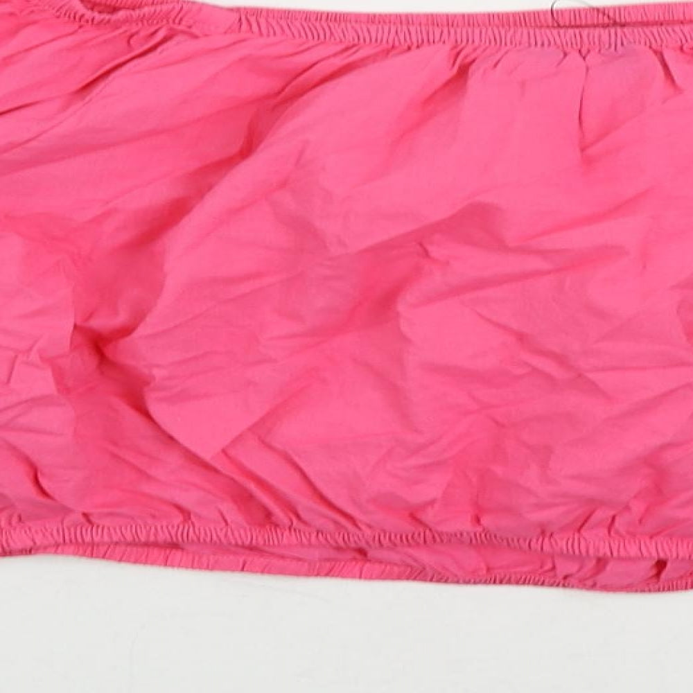 Womens UK Size 18 Marks and Spencer Pink Basic Blouse
