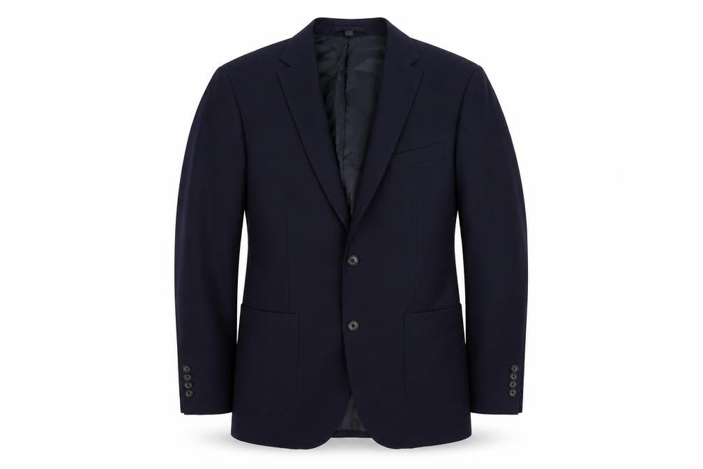 Mens UK Size 42 Marks and Spencer Regular Blue Suit Jacket