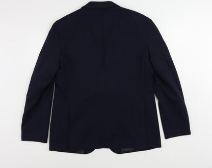 Mens UK Size 42 Marks and Spencer Regular Blue Suit Jacket