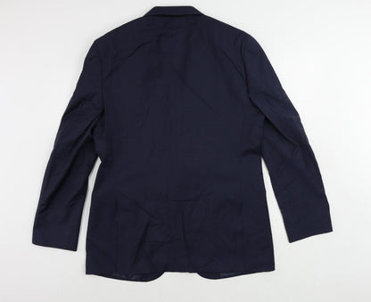 Mens UK Size 42 Marks and Spencer Regular Blue Suit Jacket