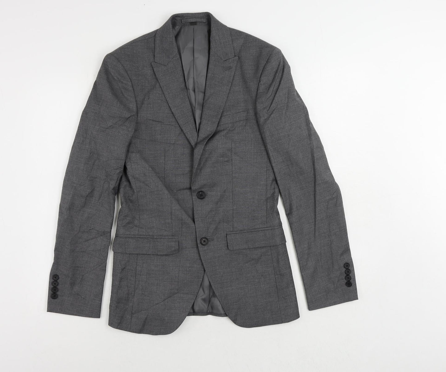 Mens UK Size 34 Marks and Spencer Regular Grey Suit Jacket