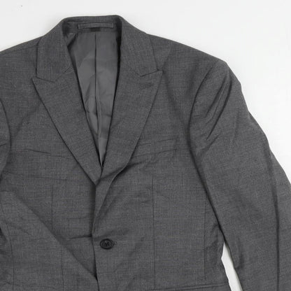 Mens UK Size 34 Marks and Spencer Regular Grey Suit Jacket