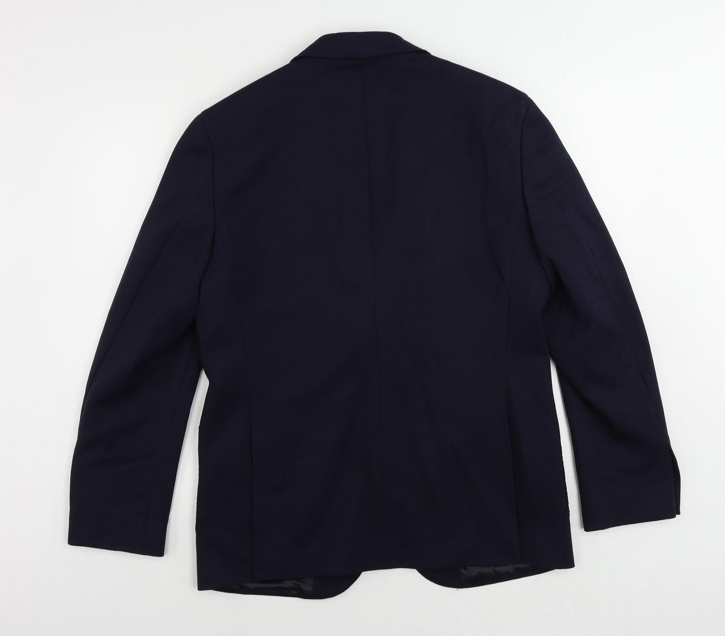 Mens UK Size 40 Marks and Spencer Regular Blue Suit Jacket