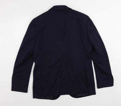 Mens UK Size 40 Marks and Spencer Regular Blue Suit Jacket