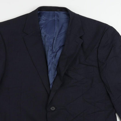 Mens UK Size 42 Linea Regular Blue Suit Jacket