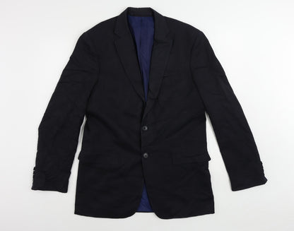 Mens UK Size 40 Marks and Spencer Regular Blue Suit Jacket