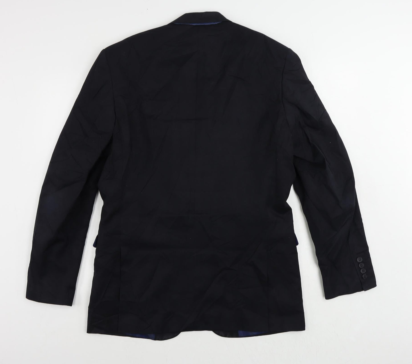 Mens UK Size 40 Marks and Spencer Regular Blue Suit Jacket