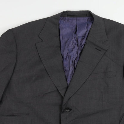 Autograph Mens Grey Wool Jacket Suit Jacket Size 42 Regular