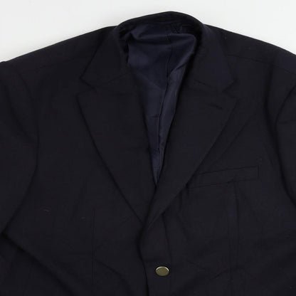 Skopes Mens Blue Polyester Jacket Blazer Size 46 Regular - Vintage