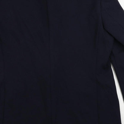 Mens UK Size 42 Marks and Spencer Regular Blue Suit Jacket