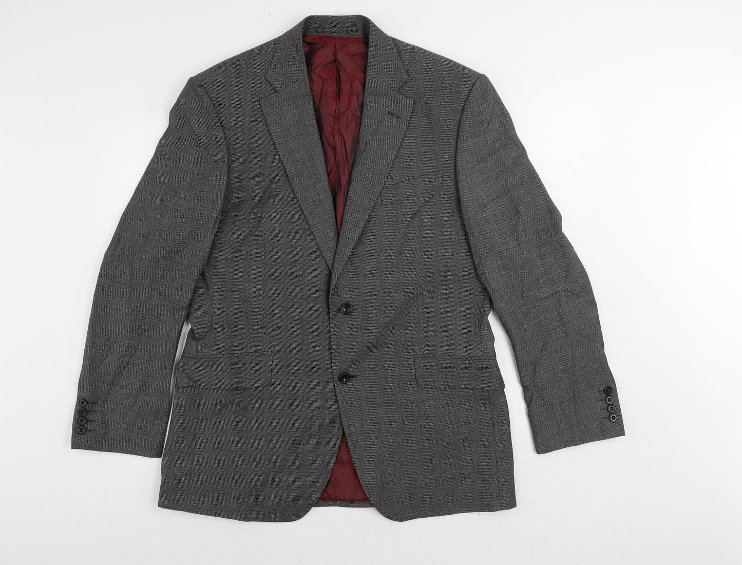 Mens UK Size 46 Marks and Spencer Regular Grey Suit Jacket