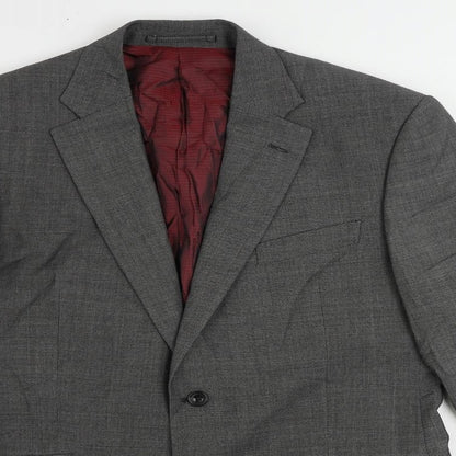 Mens UK Size 46 Marks and Spencer Regular Grey Suit Jacket