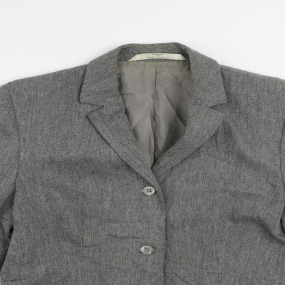 Womens UK Size 12 St Michael Grey Jacket