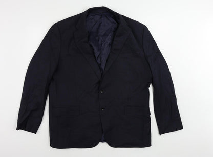 Mens UK Size 46 Marks and Spencer Regular Blue Suit Jacket