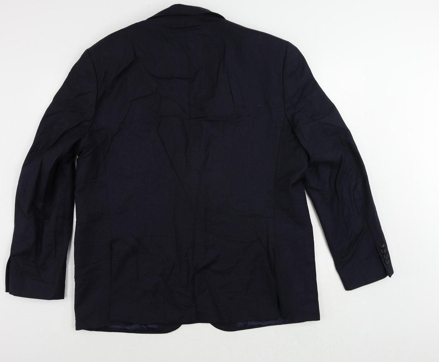 Mens UK Size 46 Marks and Spencer Regular Blue Suit Jacket