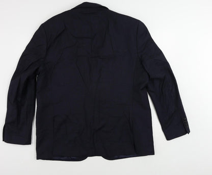 Mens UK Size 46 Marks and Spencer Regular Blue Suit Jacket